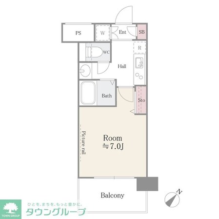 アルテーヌ新横浜の物件間取画像